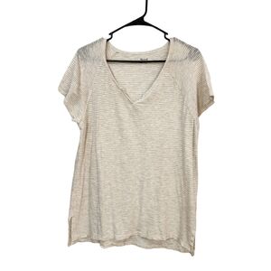 Madewell Women's Choral Split-Neck Tee - L
